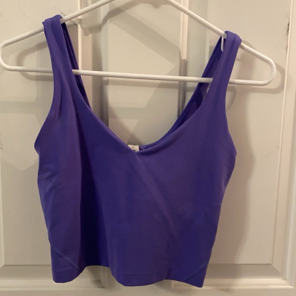 purple lulu align tank